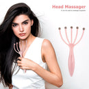 Octopus Head Scalp Stress Release Relax Claw Massage Pain Relief (Pink) Newly