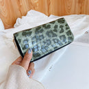 Fashion Leopard Women Wallet Portable Long Coin Purse Female PU Card Clutch B
