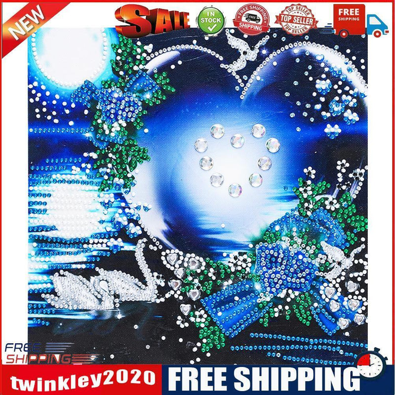 Love the swan 5D DIY Partial Special Shape Drill Diamond Painting