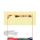 Sun Shade Sail - Rectangle Canopy Awning Cloth Screen with Rope (4x1.6m) Newly