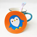 Anti Slip Mugs Cover Cartoon Place Mats Placemats Cup Mat Silicone Coaster