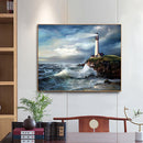 Lighthouse Drawing Frameless DIY Oil Paint by Numbers Canvas Home Decor Kit