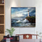 Lighthouse Drawing Frameless DIY Oil Paint by Numbers Canvas Home Decor Kit