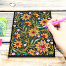 DIY Flower Special Shaped Diamond Painting 50 Pages A5 Sketchbook Painting Book