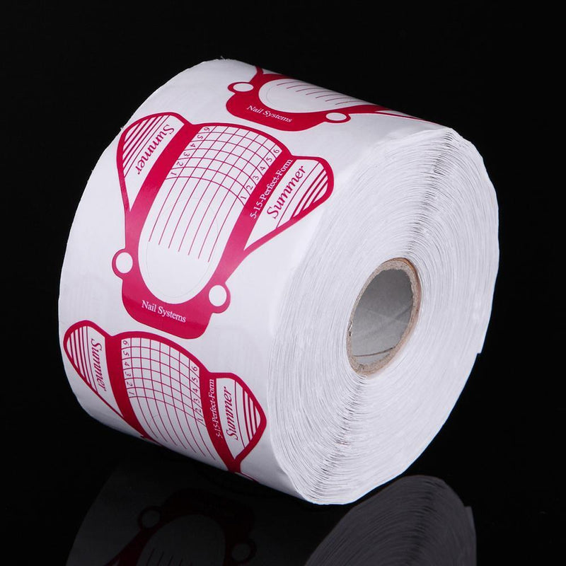 50Pcs Nail Art Tips Extension Forms Guide French DIY Tool Acrylic UV Gel