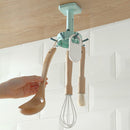 Rotable Hanging Wall Stickers Kitchen Holder Punch Free Hook Home Decoration