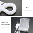 Creative Neon Sign Light Kids Room Night Lamp Mural Decor (Blue Flashing) Newly