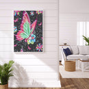 DIY Butterfly Rhinestone Drawing Part Special Shape Diamond Mosaic Painting K