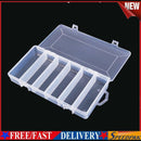 6 Compartments Fishing Lure Plastic Box Portable Kit Storage Case