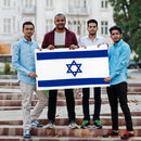 Outdoor International Israel Flag Patriotic Embroidered Stitched Banner Decor
