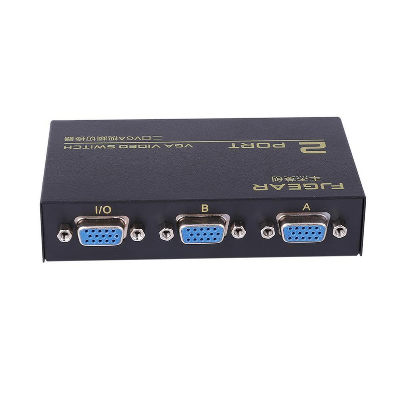 1 to 2 Monitor Switch 130MHz 2 Port Monitor Switch VGA SVGA Video Splitter Bo