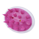 Silicone Head Hair Washing Round Comb Scalp Massage Antiskid Hairbrush