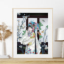Chinese Style Beauty 5D Diamond Painting Partial Special Shaped Drill (K057)