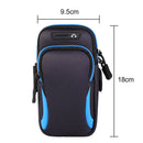 Waterproof Sport Arm Bag Armband Women Men Running Phone Case Pouch (Blue) Newly
