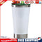 Double-layer Thermal Mug Beer Cups Stainless Steel Coffee Bottle (White)