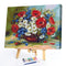 Oil Paint By Numbers Picture DIY Painting Colorful Flower Drawing on Canvas