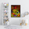 Oil Paint by Numbers Bird House Canvas Artwork Living Room Picture Decoration