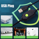 Mini USB Aquarium Fish Tank Thermostat Heate Heater Heating Rod LED Display