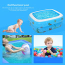 Square Basin Bathtub Inflatable Swimming Pool Infants Outdoors Sports Play To