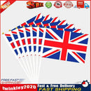 5pcs Polyester England Flag Hand Waving Hanging Banner with Flagpole (02) Newly