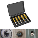 5pcs HSS 4241 Broken Screw Extractor Hex Handle Damaged Screw Bolt Remover Newly