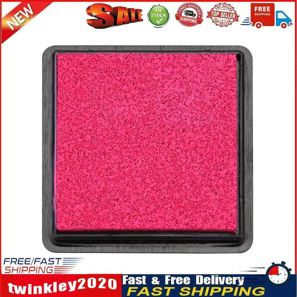 Fingerprint Square Inkpad for DIY Scrapbook Card Paper Craft Stamp (Rose) Newly