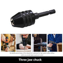 0.8-8mm Drill Chuck Hex Shank Converter Electric Drill Bits Adapter (A) Newly