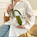 Summer PVC Clear Sling Shoulder Bag Women Transparent Totes Crossbody Handbags