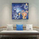 Diamond Painting Cartoon Girl Partial Special Drill Rhinestone Kit (EP001)