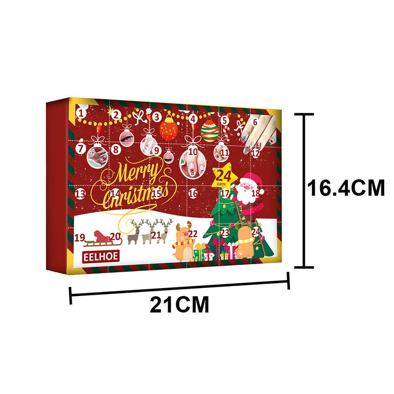 Advent Calendar Countdown 24 Days Christmas  Beauty Decor Random Newly