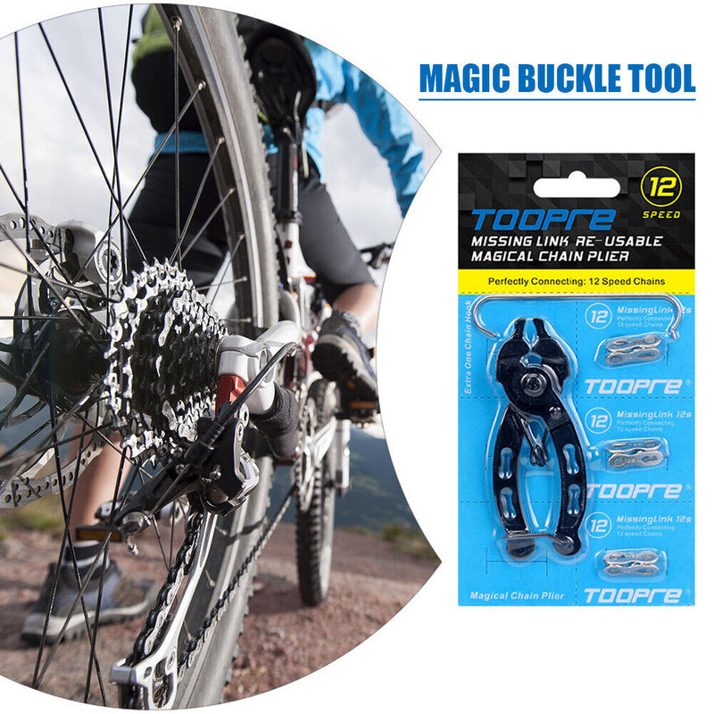TOOPRE MTB Bike Chain Quick Link Tool Master Link Repair Pliers Kits (12S)