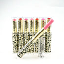 12 Color Cosmetic Makeup Bright Leopard Lipstick Lip Gloss Long Lasting Se hot.