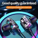 A4 In-Ear Headphone 3.5mm Plug Ergonomic Wired Earphones for Phone (Black) Newly