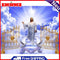 Frameless Oil Paint By Numbers DIY God Picture Craft Kit for Home Living Room