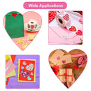 1 Roll Trackless Scrapbooking Gift Packaging Stickers for Envelopes Decor G