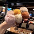 Girls Lovely Elastic Hair Rope Hair Rings Hair Accessories Pompom Hairbands