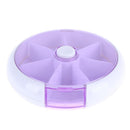 7Day One Week Round Portable Pill Case Medicine Box Storage Organizer(3)