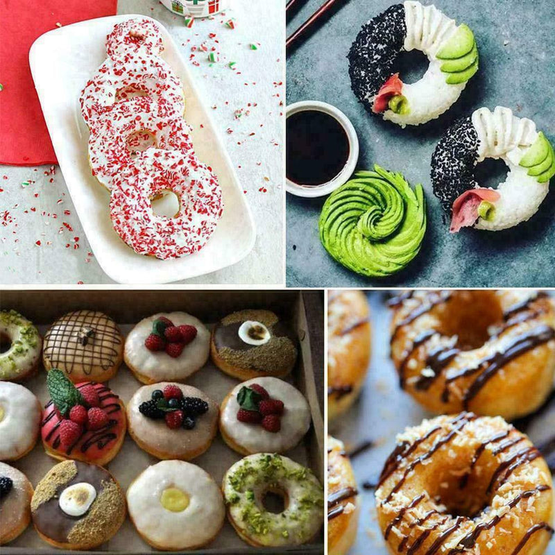 1* Donut Mould Muffin Cupcake NonStick Doughnut Mold L9H3 Baking Pan N5E3