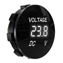 D3 Digital Panel Voltmeter Universal Car UTV ATV Voltage Meter with LED Display