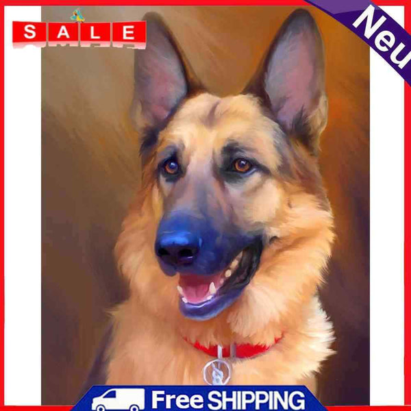 Oil Painting By Numbers Acrylic Handmade Dog Digital Picture Art for Home Decor