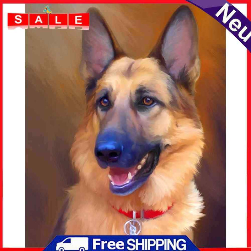 Oil Painting By Numbers Acrylic Handmade Dog Digital Picture Art for Home Decor
