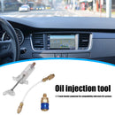 A/C Oil Dye Injector 30ml with Low Side Quick Coupler Clear Hose 1/4 SAE Newly
