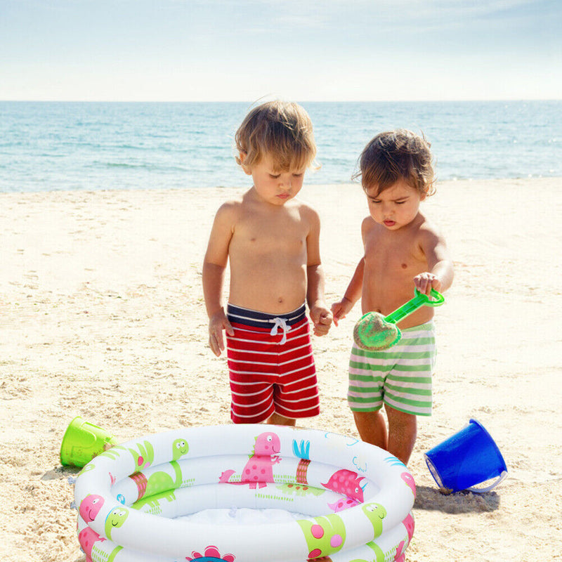 Practical Mini Inflatable Pool Circular Basin Lovely Bathtub Summer Water T