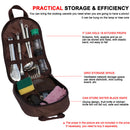 Outdoor Camping Cookware Container Bags Travel Hiking Picnic Pouch (Coffee)