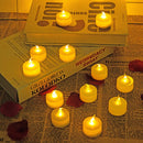 6pcs Battery Operated LED Tea Lights Candles Flameless Wedding Party Home Decor