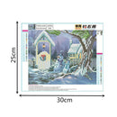 Santa Snow Man Christmas 5D Diamond Painting Needlework Embroidery Cross Stitch