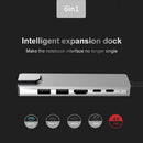 6 in 1 USB Type C Hub Adapter with 4K HDMI USB 3.0 2.0 RJ45 PD Charging Port
