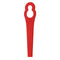 100pcs Red Plastic Blades Cutter Replace For Cordless Grass Trimmer Strimmer