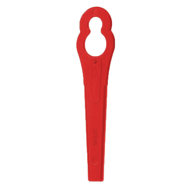 100pcs Red Plastic Blades Cutter Replace For Cordless Grass Trimmer Strimmer