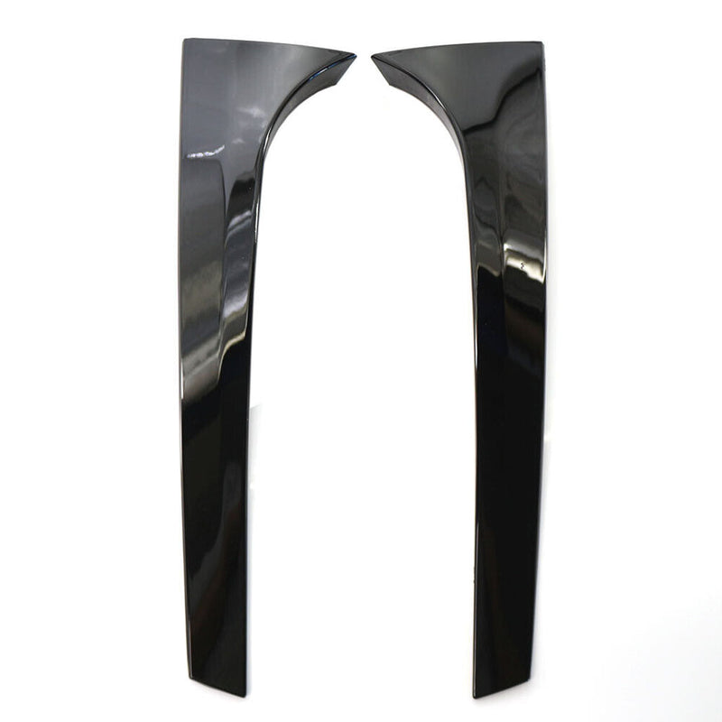 2pcs Car Rear Window Side Spoiler for Skoda Kodiaq 2016-2020 (Bright Black)